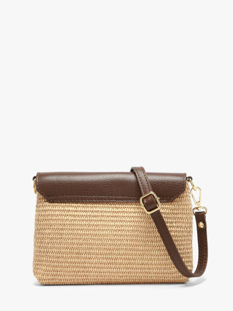 Cross Body Tas Capri Milano Bruin capri CP25111 ander zicht 4