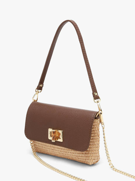 Cross Body Tas Capri Milano Bruin capri CP25112 ander zicht 2