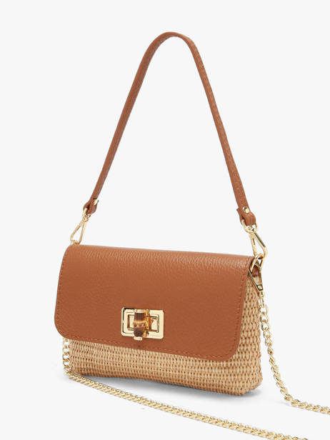 Cross Body Tas Capri Milano Bruin capri CP25112 ander zicht 1