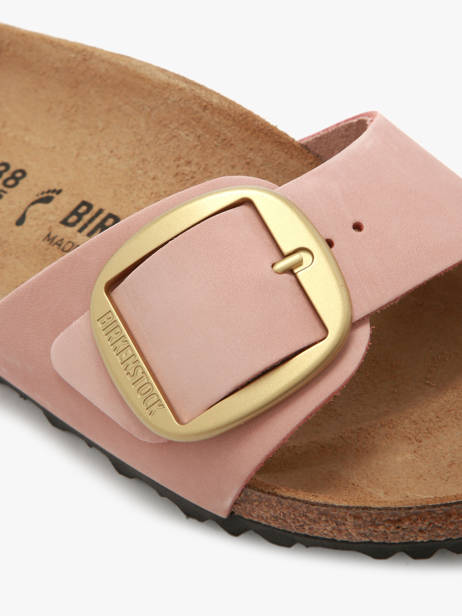 Slippers Uit Leder Birkenstock Roze women 1027056 ander zicht 2