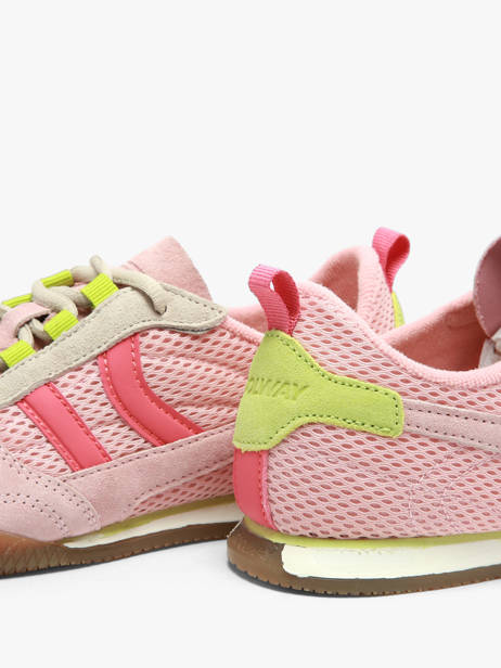 Sneakers Uit Leder Coolway Roze women 7613398 ander zicht 2