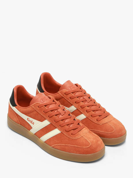 Sneakers Uit Leder Gola Oranje men CMB735UH ander zicht 1