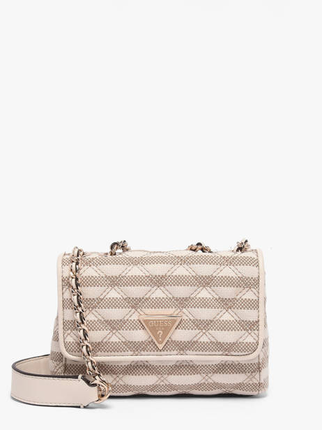 Cross Body Tas Giully Guess Beige giully AG967374