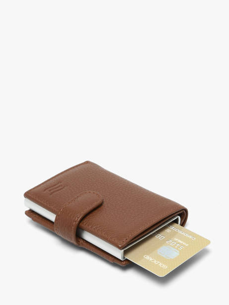 Portefeuille Caviar Leder Crinkles Bruin caviar 14600 ander zicht 2