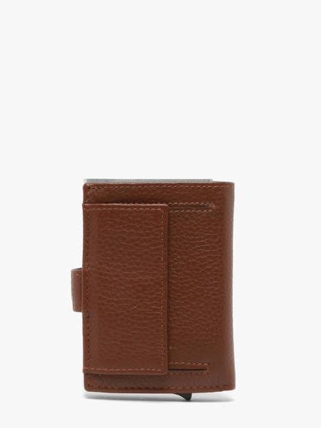Portefeuille Caviar Leder Crinkles Bruin caviar 14600 ander zicht 3