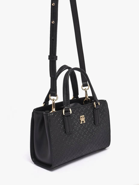 Handtas Th Daily Tommy hilfiger Zwart th daily AW18416 ander zicht 2