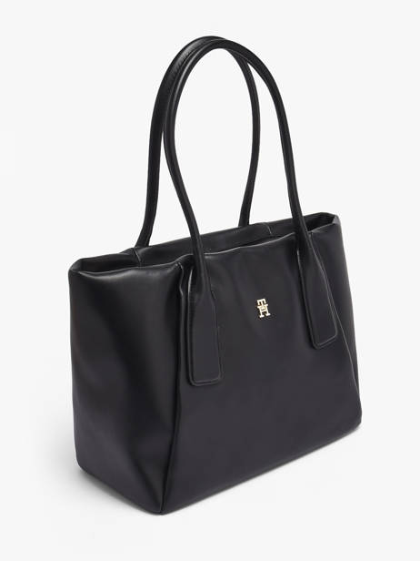 Schoudertas Th Essential Tommy hilfiger Zwart th essential AW18374 ander zicht 2
