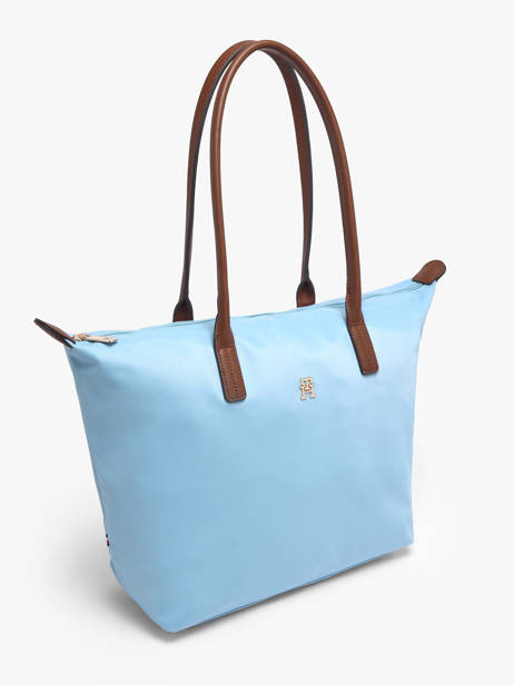 Schoudertas Popette Nylon Tommy hilfiger Blauw popette AW17711 ander zicht 1