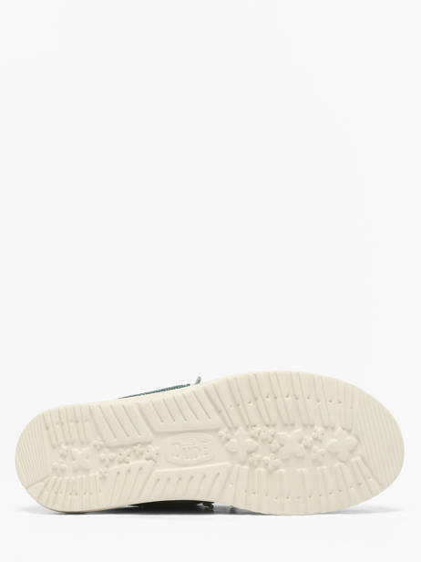 Mocassins Wally Braided Hey dude Groen men 40003 ander zicht 5