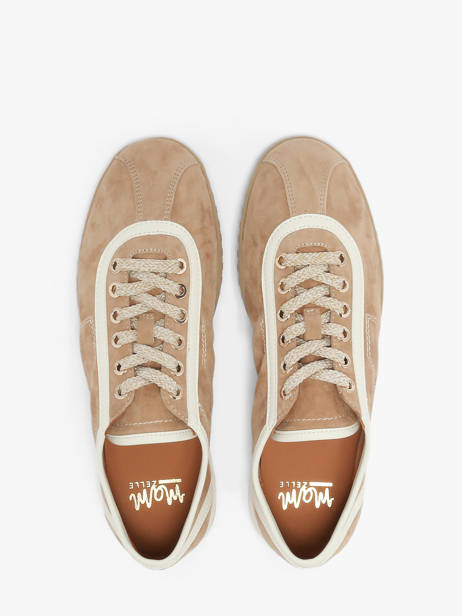 Sneakers Uit Leder Mam'zelle Beige women CSGLO37 ander zicht 3