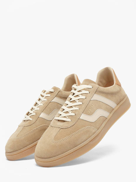 Sneakers Uit Leder Gant Beige men CUZIG126 ander zicht 1