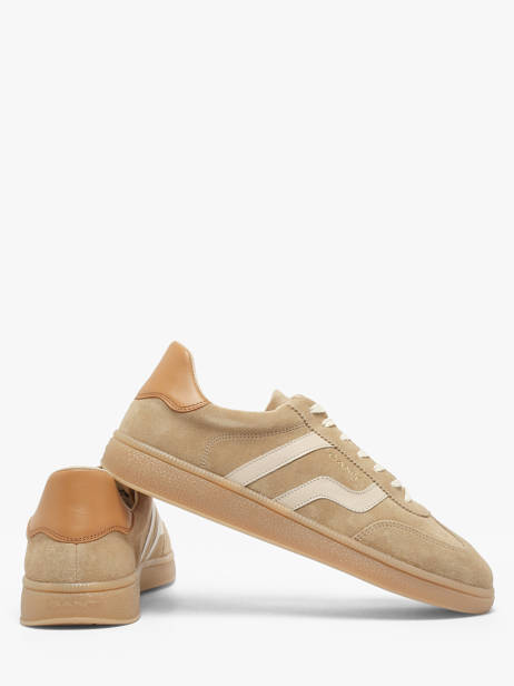 Sneakers Uit Leder Gant Beige men CUZIG126 ander zicht 2