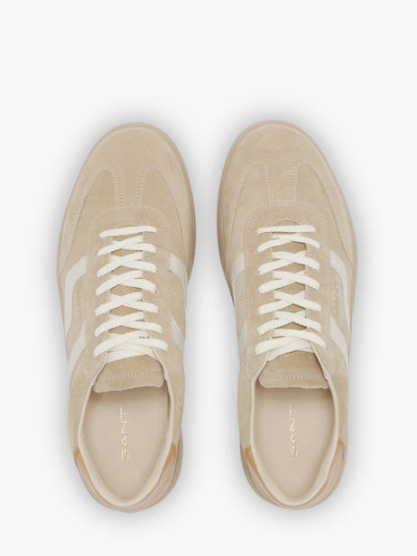 Sneakers Uit Leder Gant Beige men CUZIG126 ander zicht 3