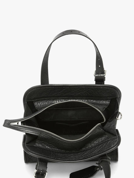 Handtas Vintage Leder Paul marius Zwart vintage S ander zicht 2