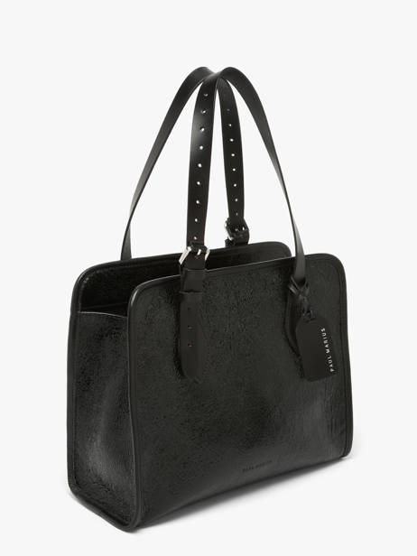 Schoudertas Eclipse Leder Paul marius Zwart eclipse CABASECL ander zicht 1