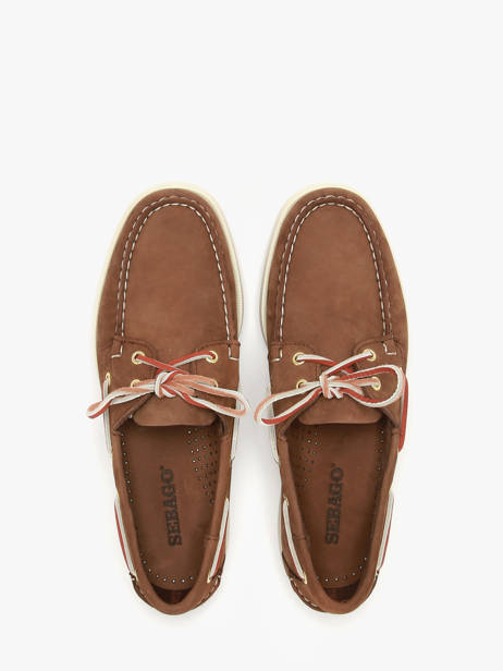 Bootschoenen Uit Leder Sebago Bruin men 7000GA0 ander zicht 3