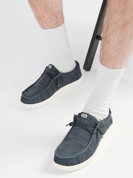 Mocassins Hey dude Blauw men 41898 ander zicht 1