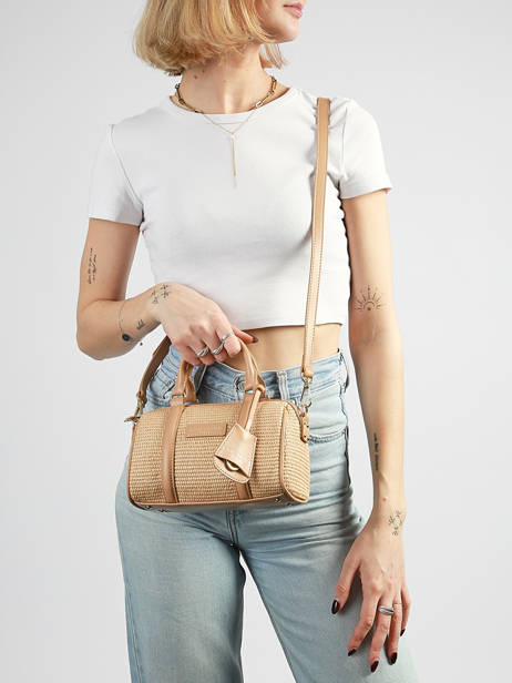 Cross Body Tas Mini Osier Italie Lancaster Beige mini osier italie 72 ander zicht 1