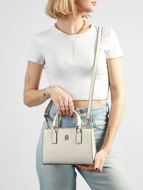 Handtas Th Daily Tommy hilfiger Wit th daily AW18416 ander zicht 1