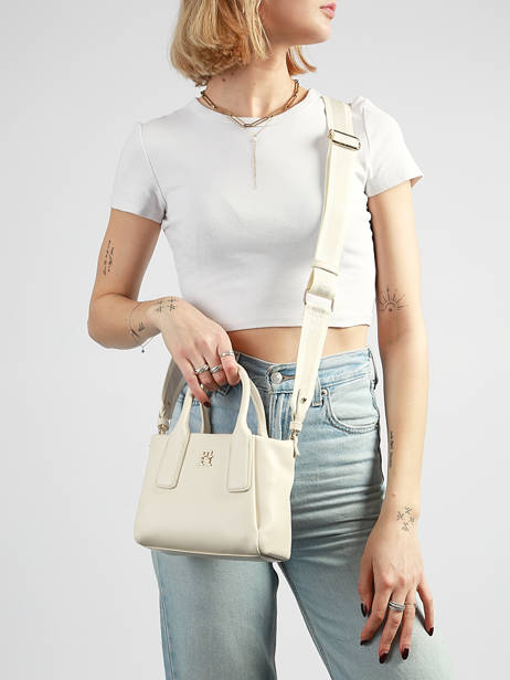 Handtas Th Essential Tommy hilfiger Beige th essential AW18371 ander zicht 1
