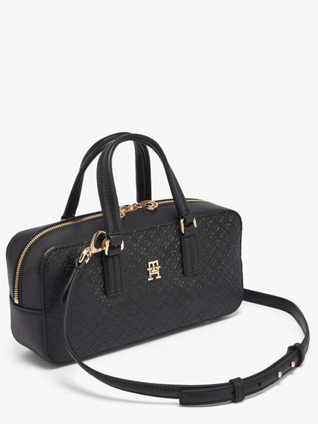 Handtas Th Daily Tommy hilfiger Zwart th daily AW18415 ander zicht 1