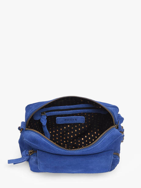 Cross Body Tas Naina Leder Pieces Blauw naina 17100639 ander zicht 3