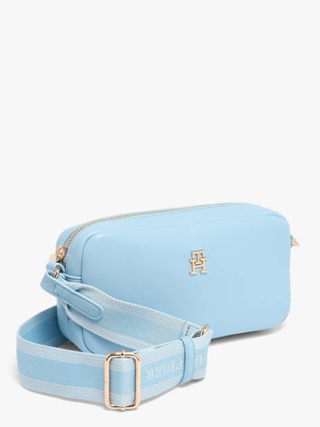 Cross Body Tas Th Essential Polyurethaan Tommy hilfiger Blauw th essential AW18370 ander zicht 1