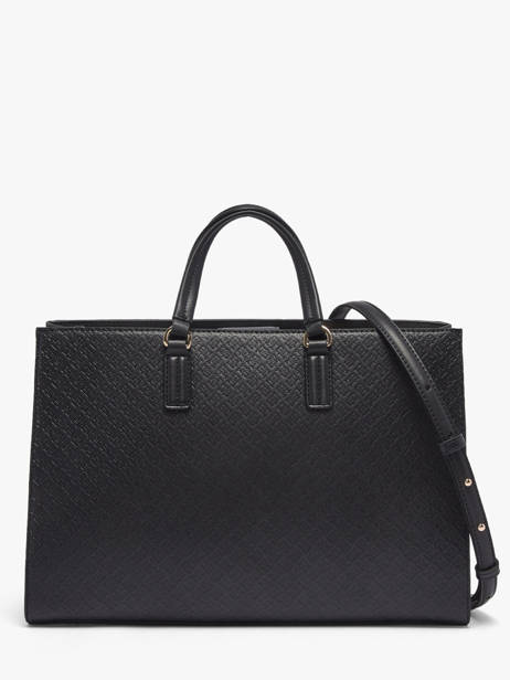 Handtas Th Daily Tommy hilfiger Zwart th daily AW18418 ander zicht 4