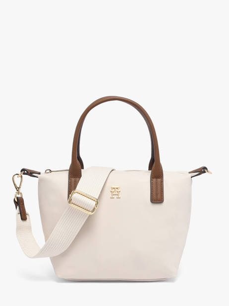 Cross Body Tas Popette Nylon Tommy hilfiger Wit popette AW17709