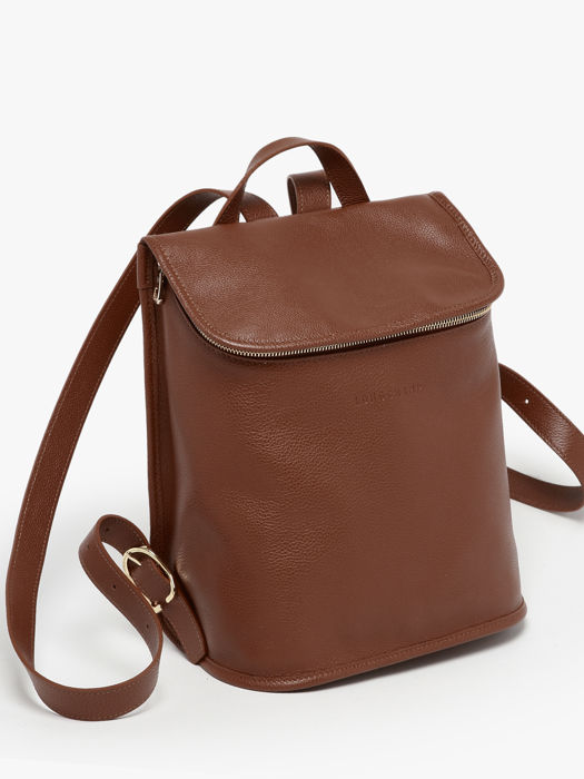 Longchamp Le foulonné Rugzak Bruin
