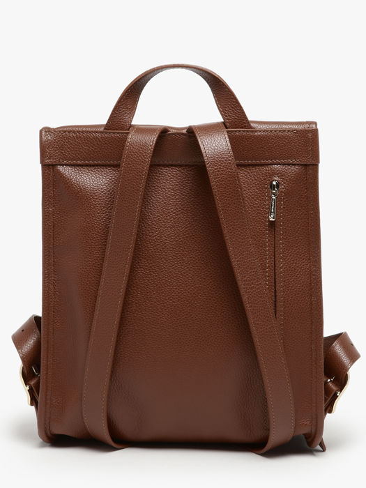 Longchamp Le foulonné Rugzak Bruin