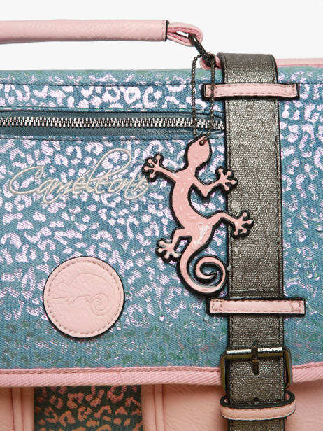 Rugzak 1 Compartiment Cameleon Blauw vintage fantasy PBVGSD33 ander zicht 6