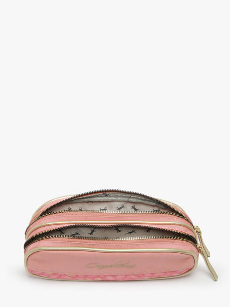 Pennenzak 2 Compartimenten Cameleon Roze vintage fantasy PBVGTROU ander zicht 1