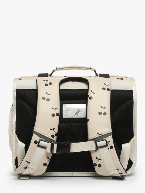Boekentas 2 Compartimenten Cameleon Beige vintage north PBVWCA38 ander zicht 4