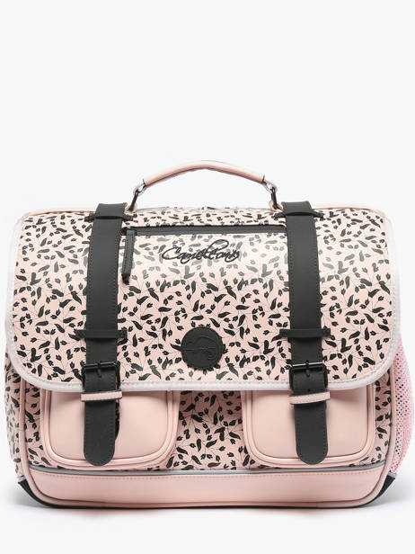 Boekentas 3 Compartimenten Cameleon Roze vintage north PBVWCA41