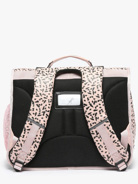 Boekentas 3 Compartimenten Cameleon Roze vintage north PBVWCA41 ander zicht 4