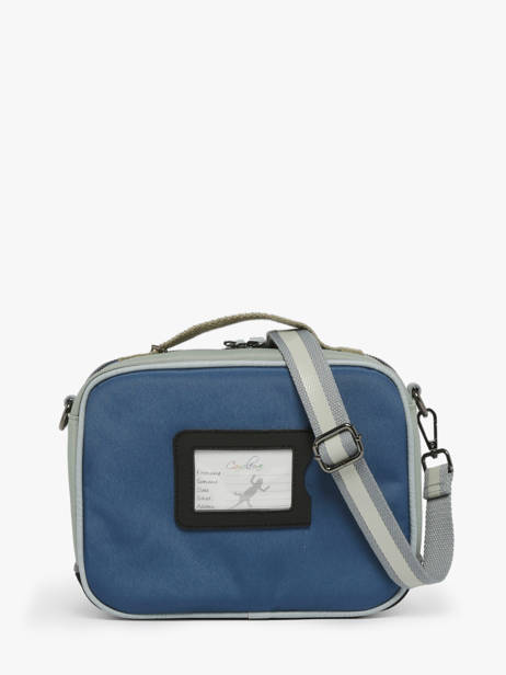 Lunchtas Cameleon Blauw vintage urban PBVBBL24 ander zicht 3