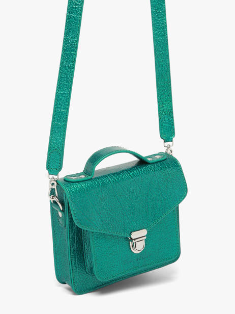 Cross Body Tas Star Leder Paul marius Blauw star GEORXSTA ander zicht 1