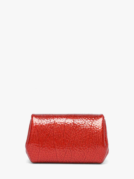 Portemonnee Leder Paul marius Rood star GUSTASTA ander zicht 2