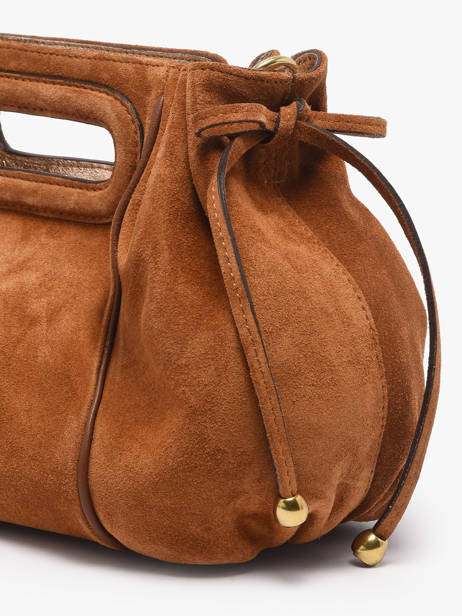 Schoudertas Folk Light Leder Gerard darel Bruin folk light W405 ander zicht 2