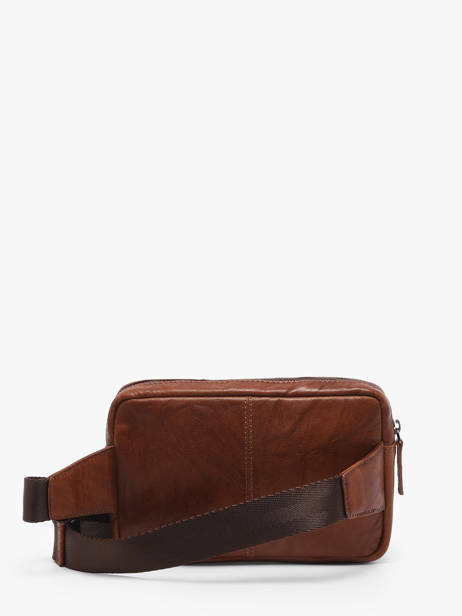 Cross Body Tas Maverick Bruin rough gear MAVRG808 ander zicht 4