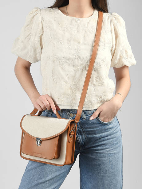 Cross Body Tas Melle George Escapade Paul marius Beige escapade GEORGESC ander zicht 1
