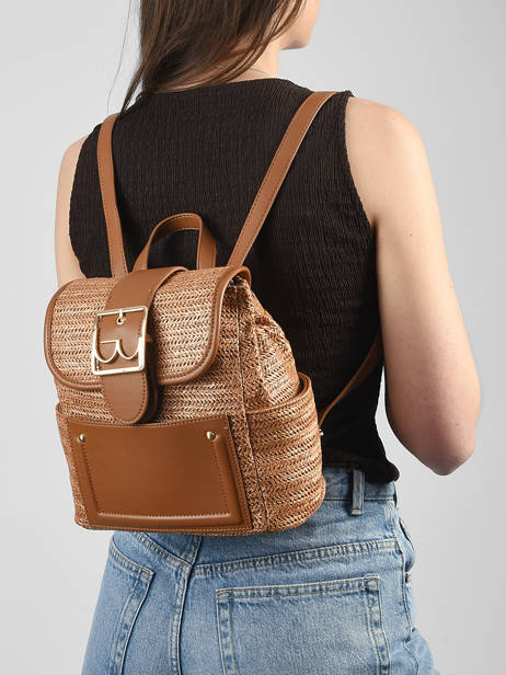 Rugzak By byblos Bruin curiosity BS89B02 ander zicht 1