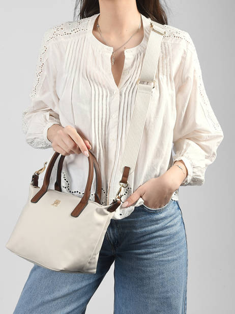 Cross Body Tas Popette Nylon Tommy hilfiger Wit popette AW17709 ander zicht 1