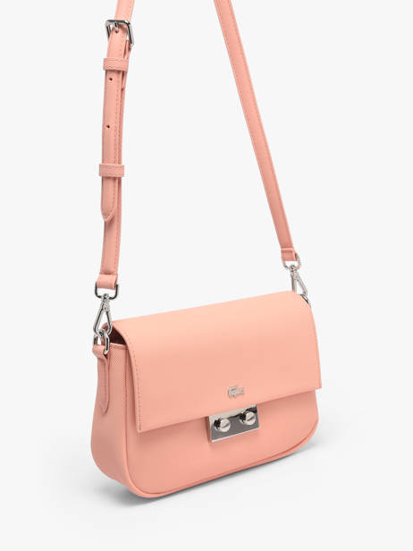 Cross Body Tas Daily City Lacoste Roze daily city NF4757DZ ander zicht 2