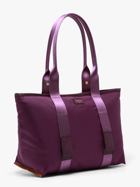 Schoudertas M Mistral Rollable Nylon En Leder Lancel Violet mistral A13995 ander zicht 2