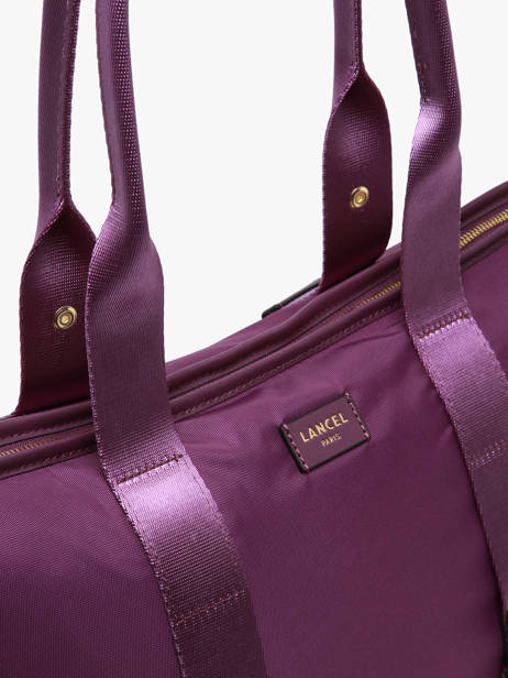 Schoudertas M Mistral Rollable Nylon En Leder Lancel Violet mistral A13995 ander zicht 3