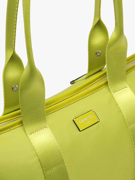 Schoudertas M Mistral Rollable Nylon En Leder Lancel Groen mistral A13995 ander zicht 3