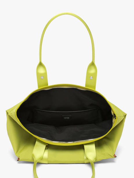 Schoudertas M Mistral Rollable Nylon En Leder Lancel Groen mistral A13995 ander zicht 4