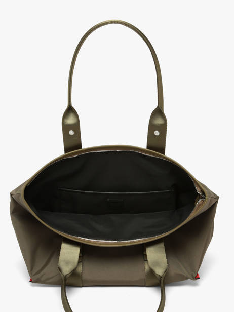 Schoudertas M Mistral Rollable Nylon En Leder Lancel Groen mistral A13995 ander zicht 3